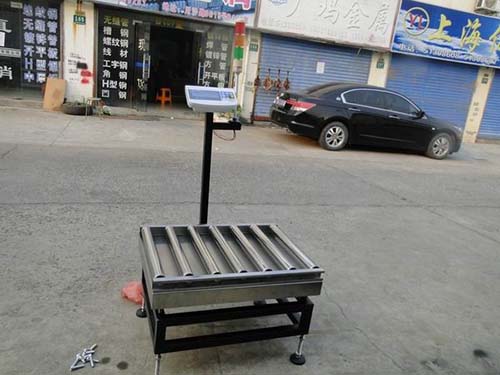 滾輪電子秤 輥道秤廠家（jiā）定製
